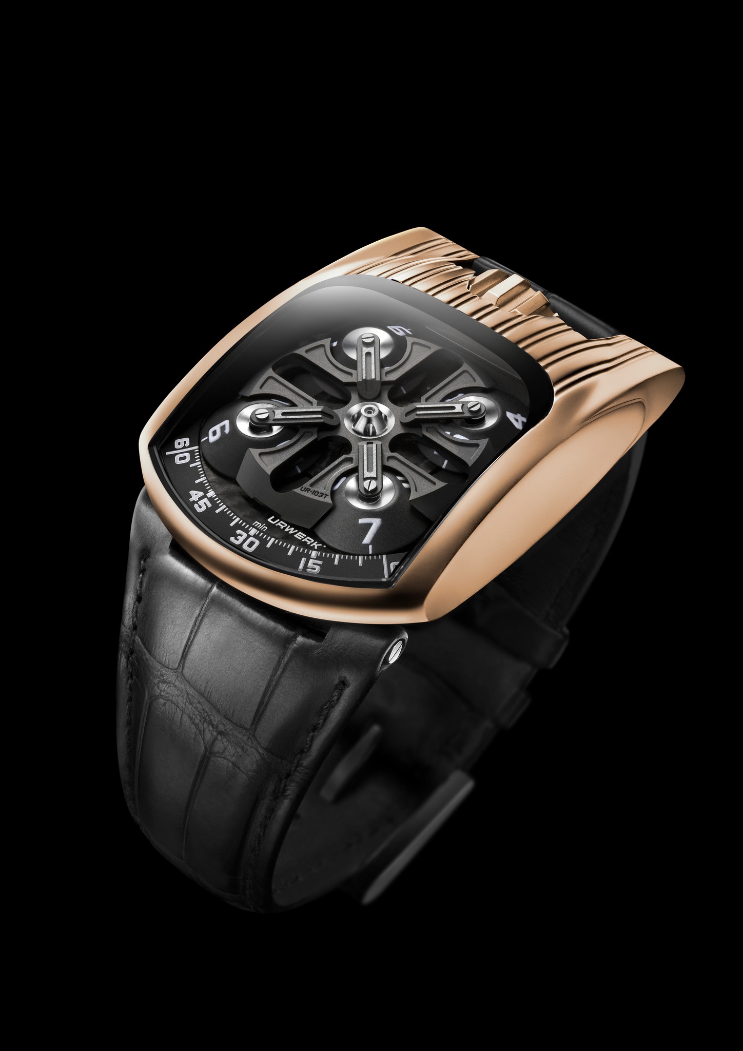 Replica Urwerk UR-103T Red Gold Watch Replica Urwerk UR-103T Red Gold Watch